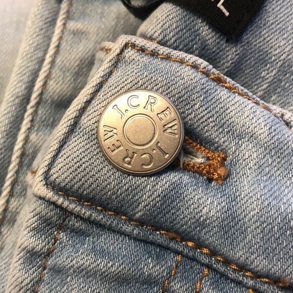 J. Crew Mercantile Light Wash Skinny Denim Blue Jeans Size 27 - Picture 12 of 12